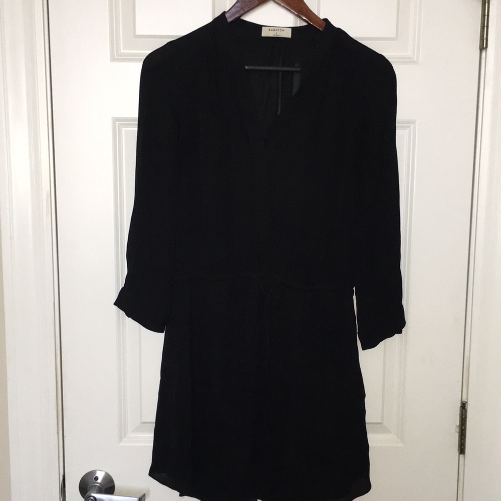Babaton Long Sleeve Dress Black | Size S